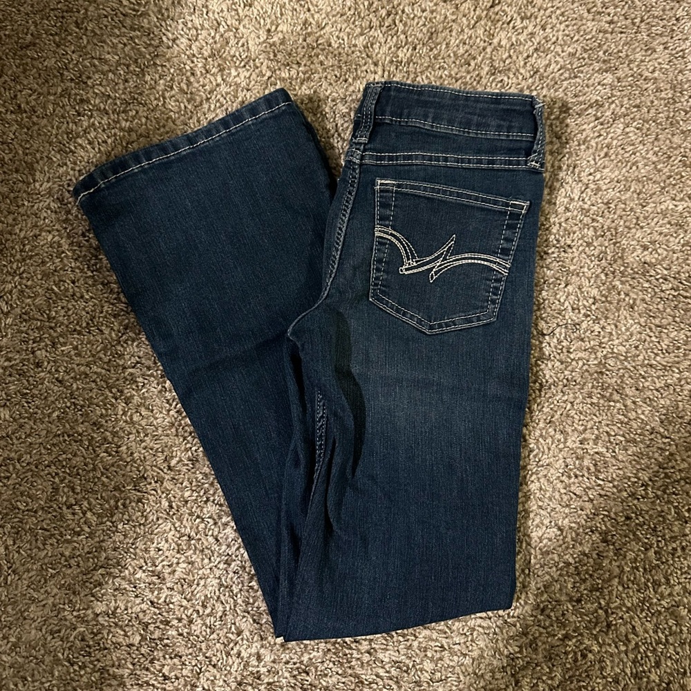 girl’s wrangler boot cut jeans